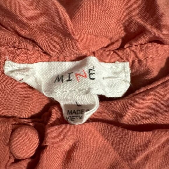 Mine Coquette Ruffle Smocked Waist Cami L - Picture 5 of 7